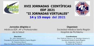 XVII JORNADAS CIENTÍFICAS EDF 2021 “II JORNADAS VIRTUALES” 14 y 15 de mayo del 2021