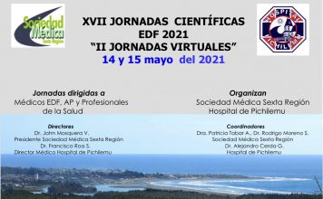 XVII JORNADAS CIENTÍFICAS EDF 2021 “II JORNADAS VIRTUALES” 14 y 15 de mayo del 2021