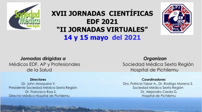 XVII JORNADAS CIENTÍFICAS EDF 2021 “II JORNADAS VIRTUALES” 14 y 15 de mayo del 2021